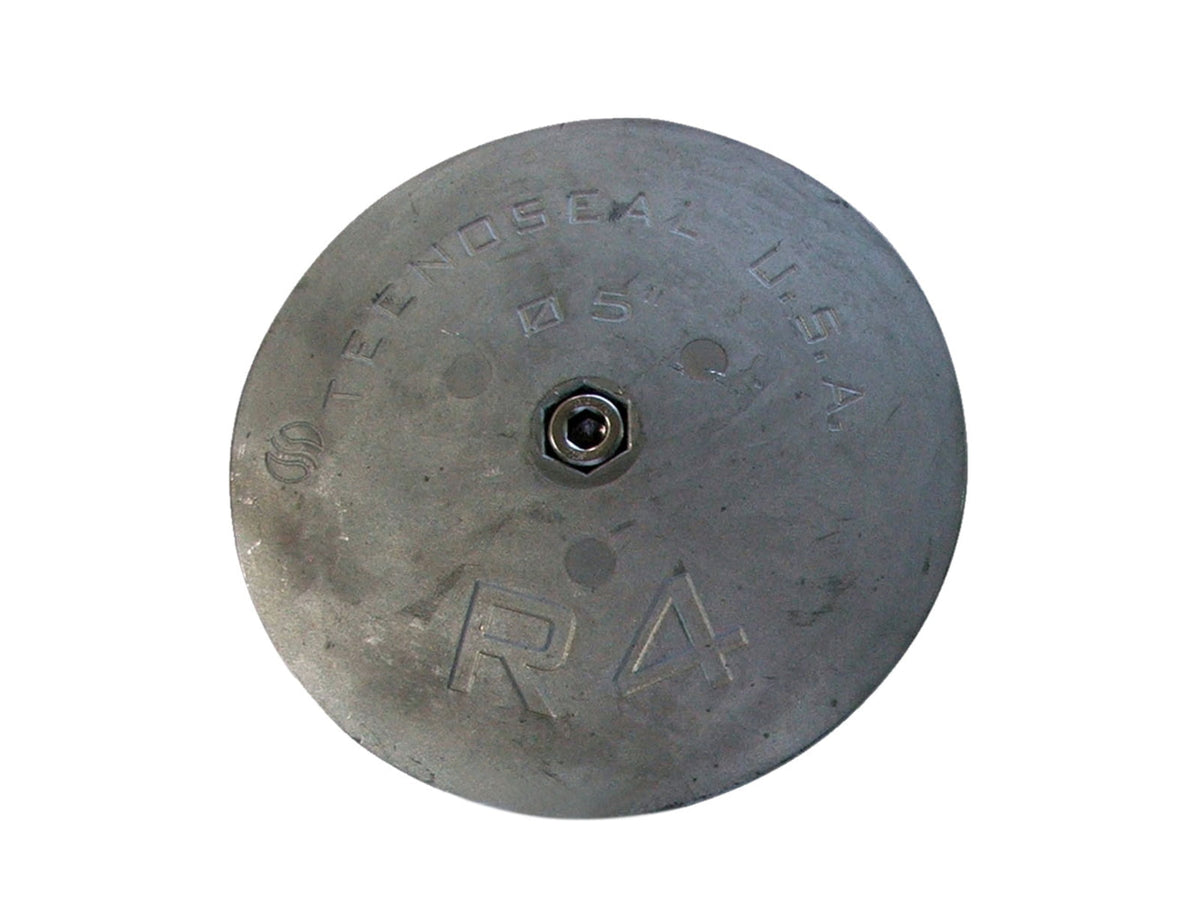 Tecnoseal R4AL Rudder Anode - Aluminum - 5" x 5/8" R4AL