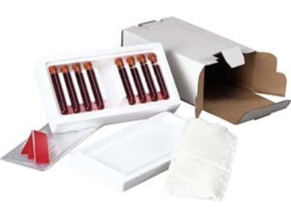 Tegrant Thermosafe ThermoSafe Diagnostic Mailers Thermosafe Brands 472 8-Tube System Complete Mailer System With 8 Tubes