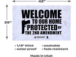 TekMat Door Mat 2nd Amendment Black 25"x42" TEK-42-2AMENDMENT-U