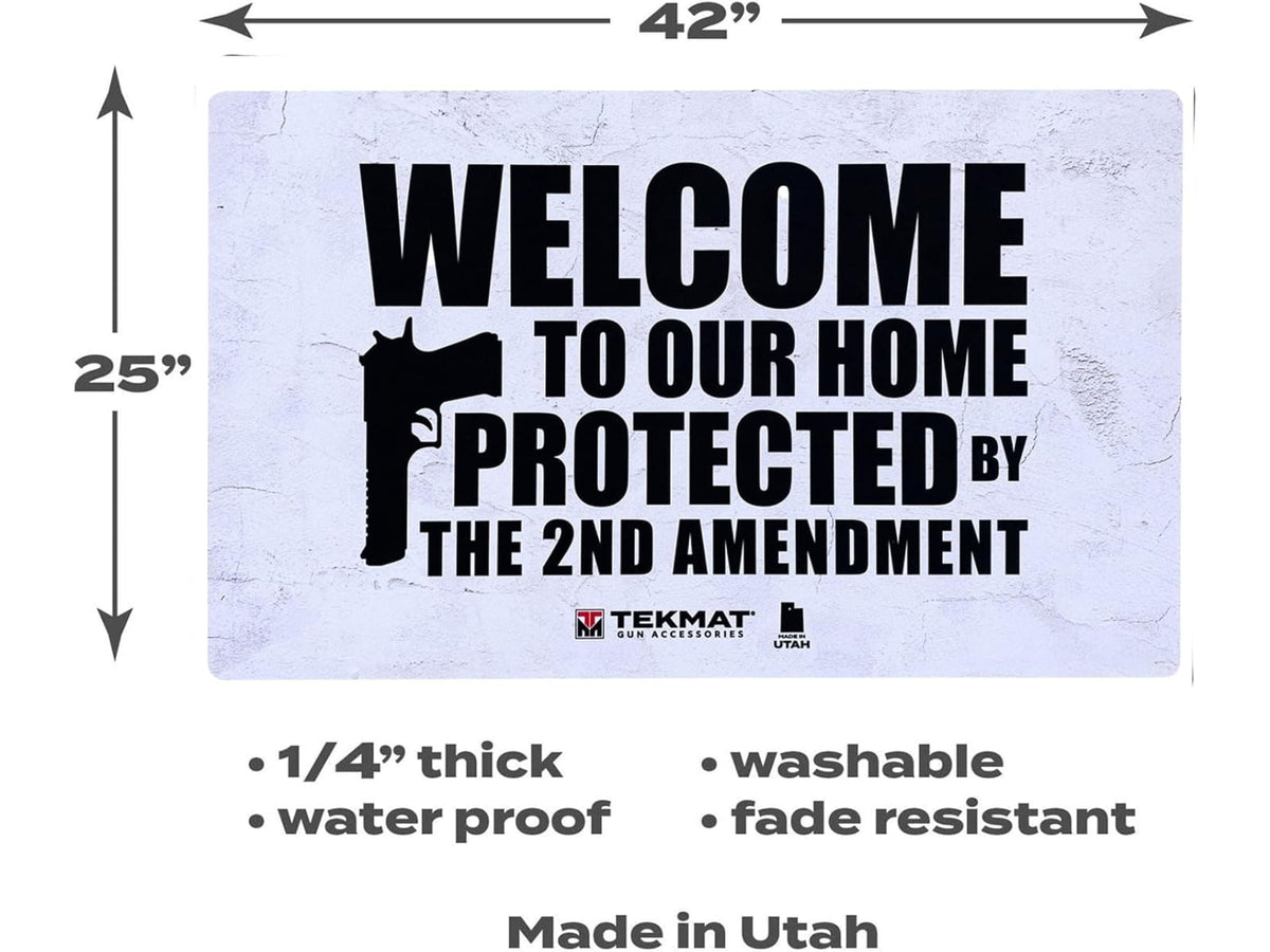 TekMat Door Mat 2nd Amendment Black 25"x42" TEK-42-2AMENDMENT-U