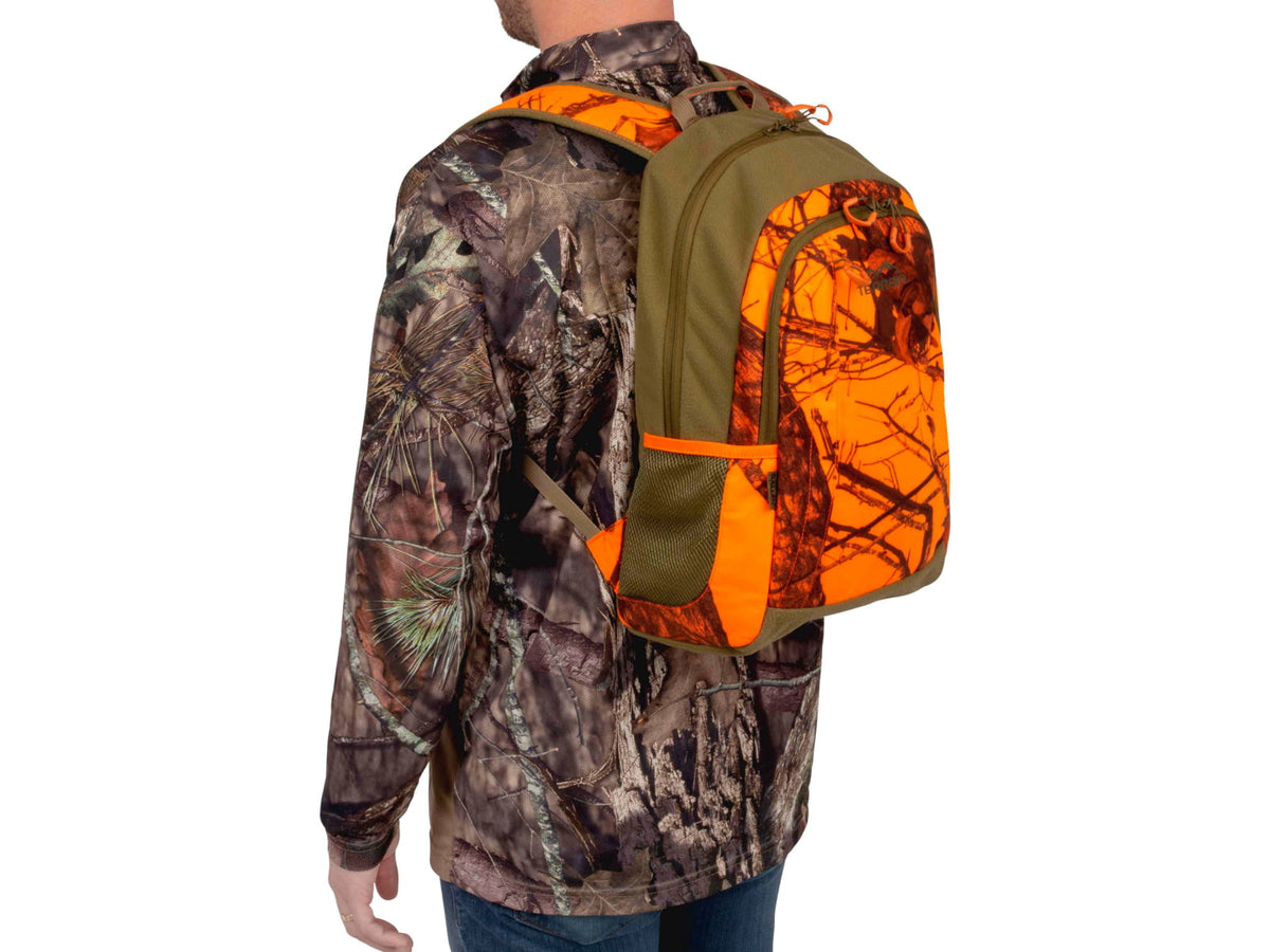 Allen Terrain Delta Backpack/Daypack Mossy Oak Break-Up Blaze Camo 1350 Cubic in