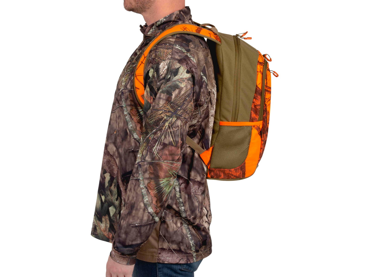 Allen Terrain Delta Backpack/Daypack Mossy Oak Break-Up Blaze Camo 1350 Cubic in