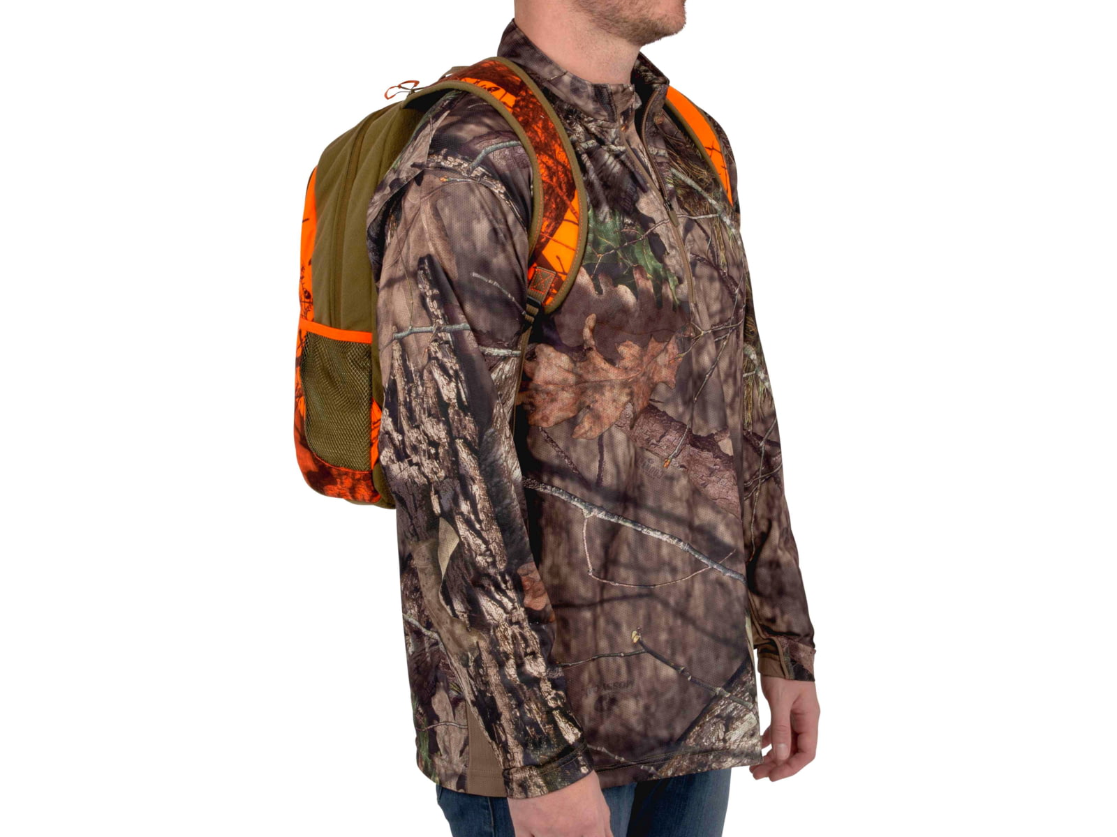 Allen Terrain Delta Backpack/Daypack Mossy Oak Break-Up Blaze Camo 1350 Cubic in