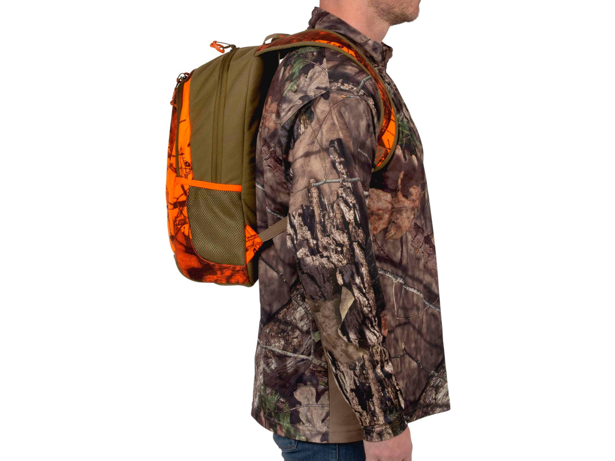 Allen Terrain Delta Backpack/Daypack Mossy Oak Break-Up Blaze Camo 1350 Cubic in