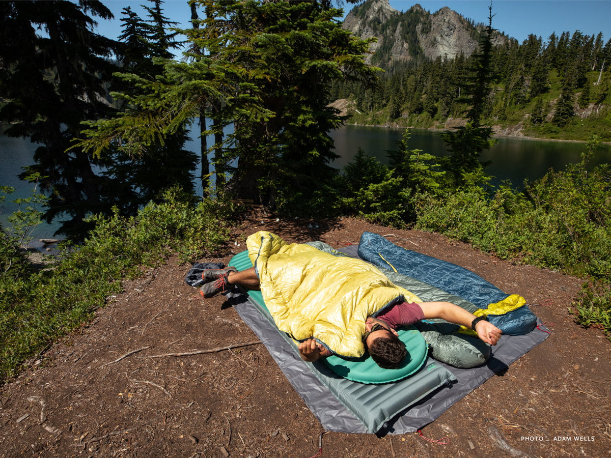 Therm-a-Rest Corus Quilt 20F/-6C Sleeping Bag Hedge Green Long 14211