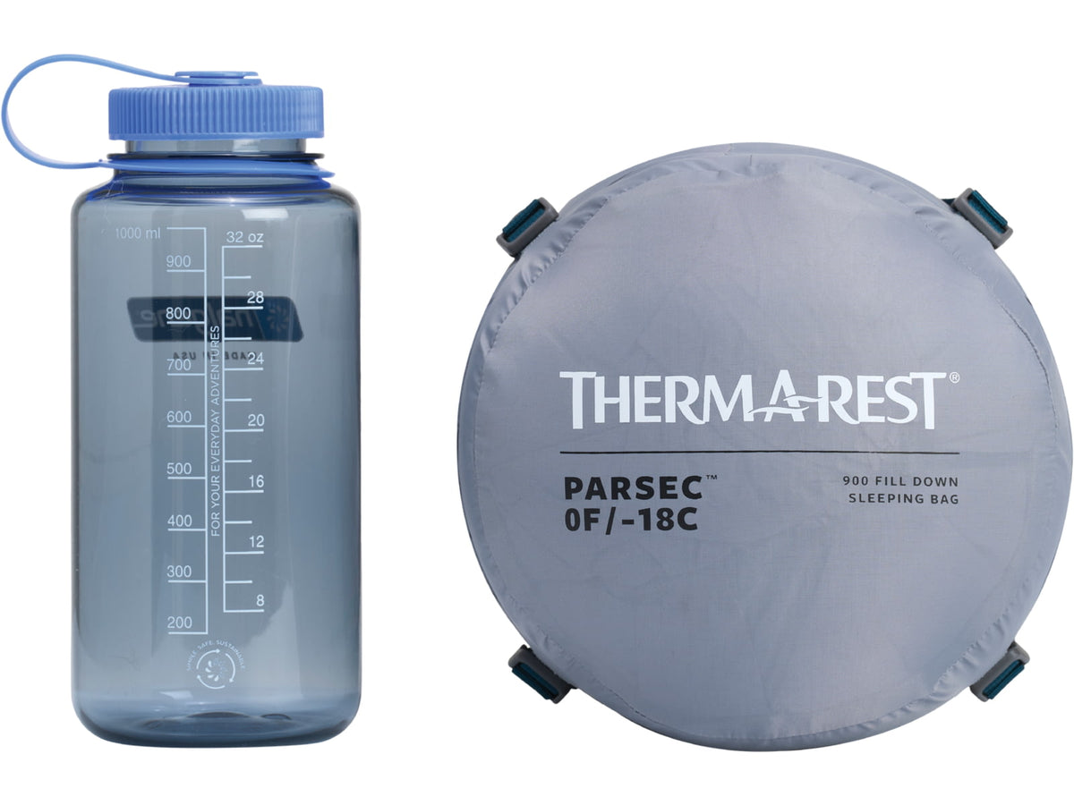 Therm-a-Rest Parsec 0F/-18C Sleeping Bag Reflecting Pond/Antique Moss Long