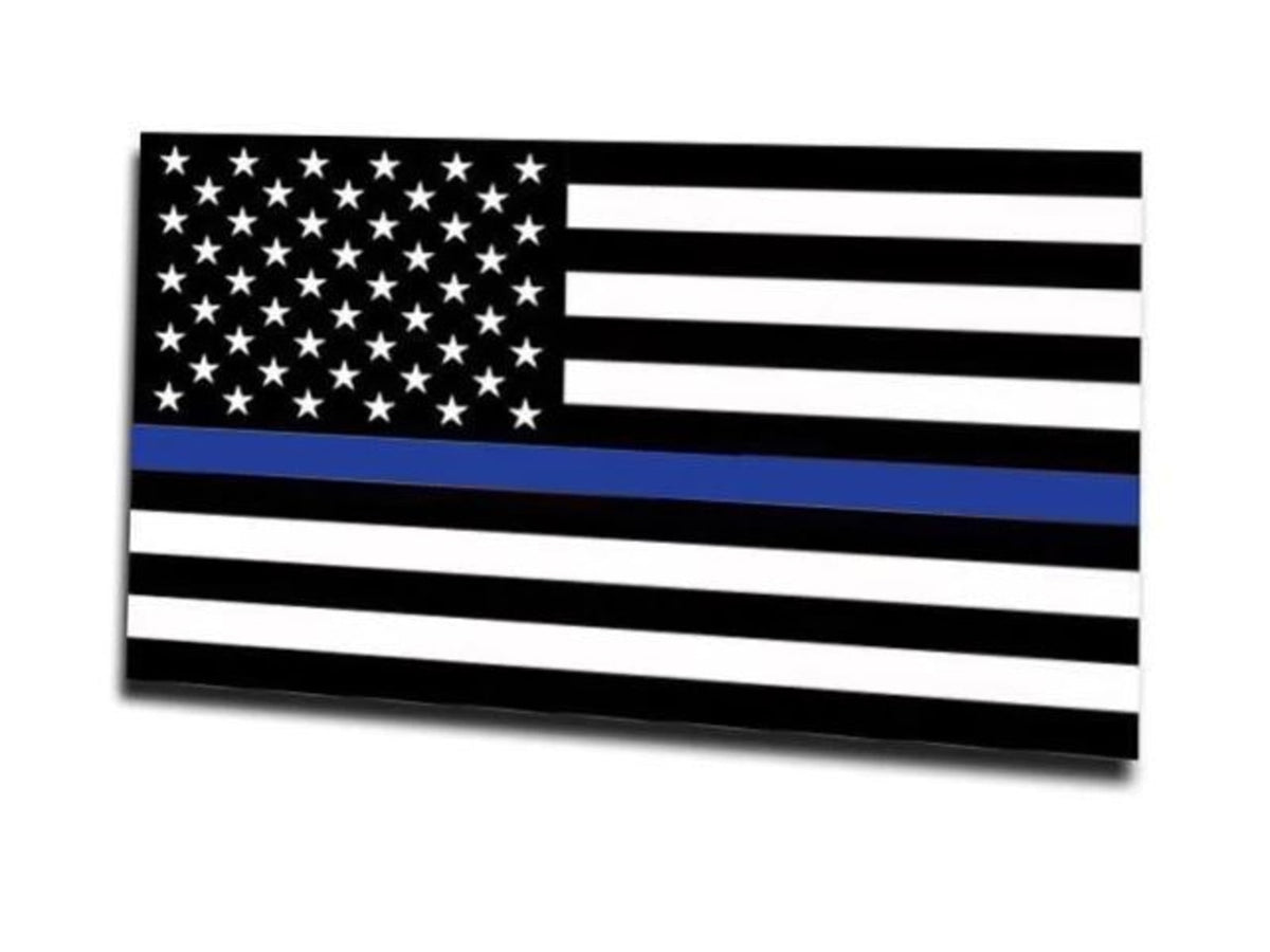 Thin Blue Line Magnet - American Flag Thin Blue Line -