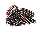Thin Blue Line Thin Red Line American Flag Bracelet 8in TRL-AM-BR-8