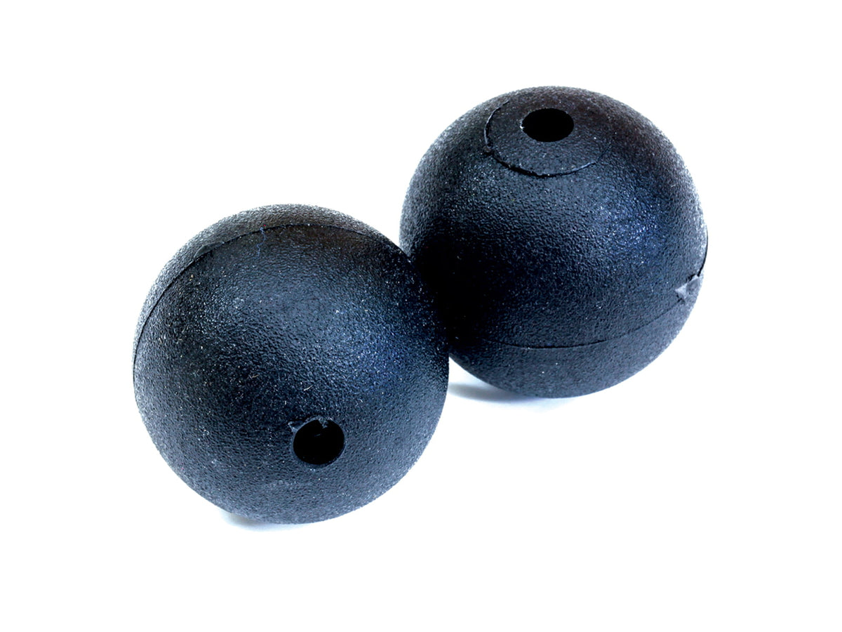 Tigress Black Plastic Outrigger Stops - 1-1/4" - Pair 88690