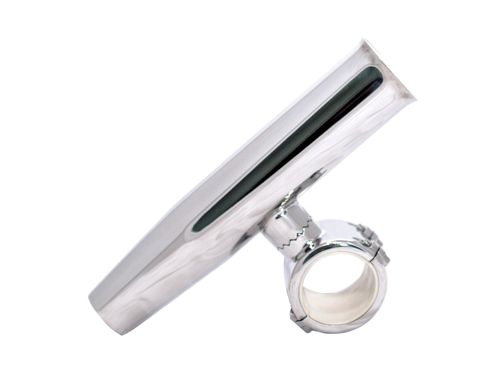 Tigress Polished SS Adjustable Clamp-On Rod Holder 1-1/2" 88193