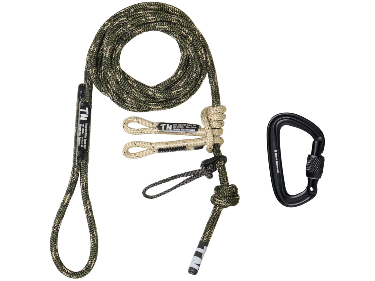Timber Ninja 8mm Predator Sewn Tree Tethers & Lineman's Rope Predator Camo 8PSERLT97929