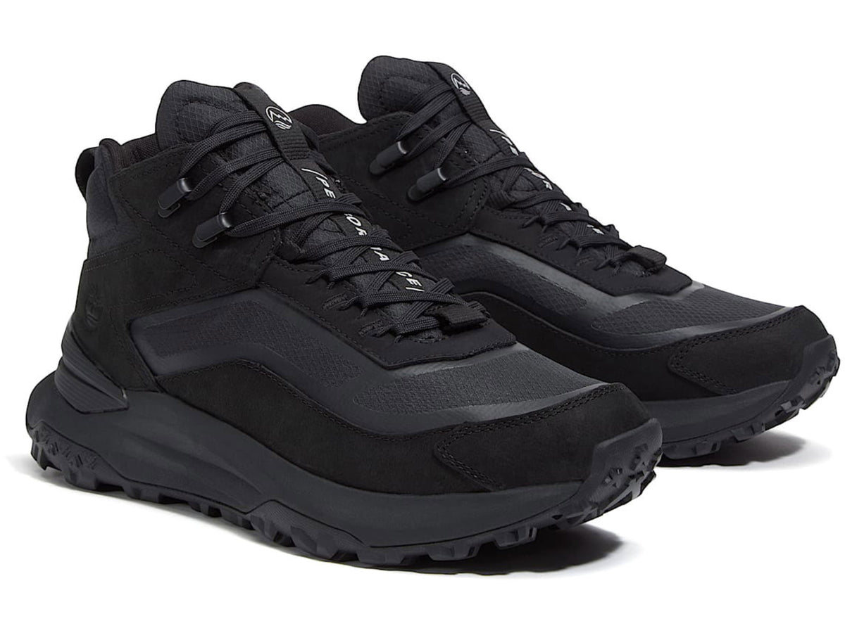 Timberland Motion Access Ripstop Mid Lace Up Waterproof Sneakers - Men's Black