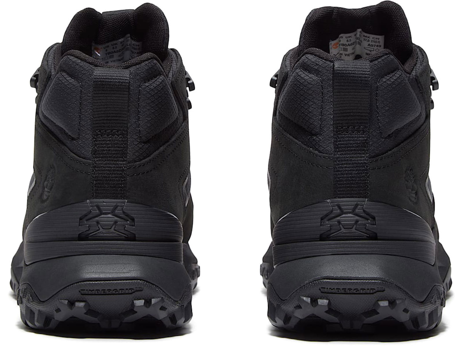 Timberland Motion Access Ripstop Mid Lace Up Waterproof Sneakers - Men's Black