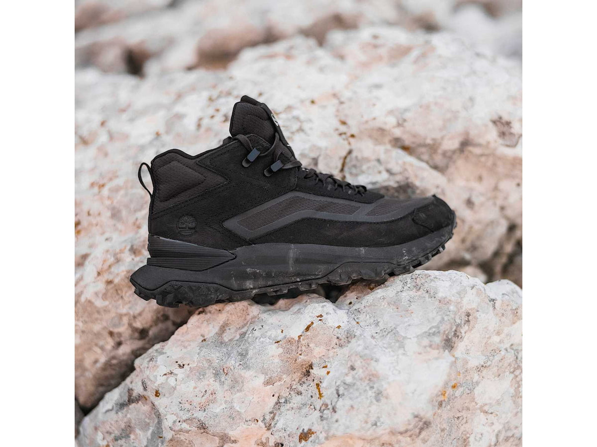 Timberland Motion Access Ripstop Mid Lace Up Waterproof Sneakers - Men's Black