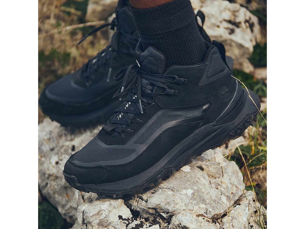 Timberland Motion Access Ripstop Mid Lace Up Waterproof Sneakers - Men's Black