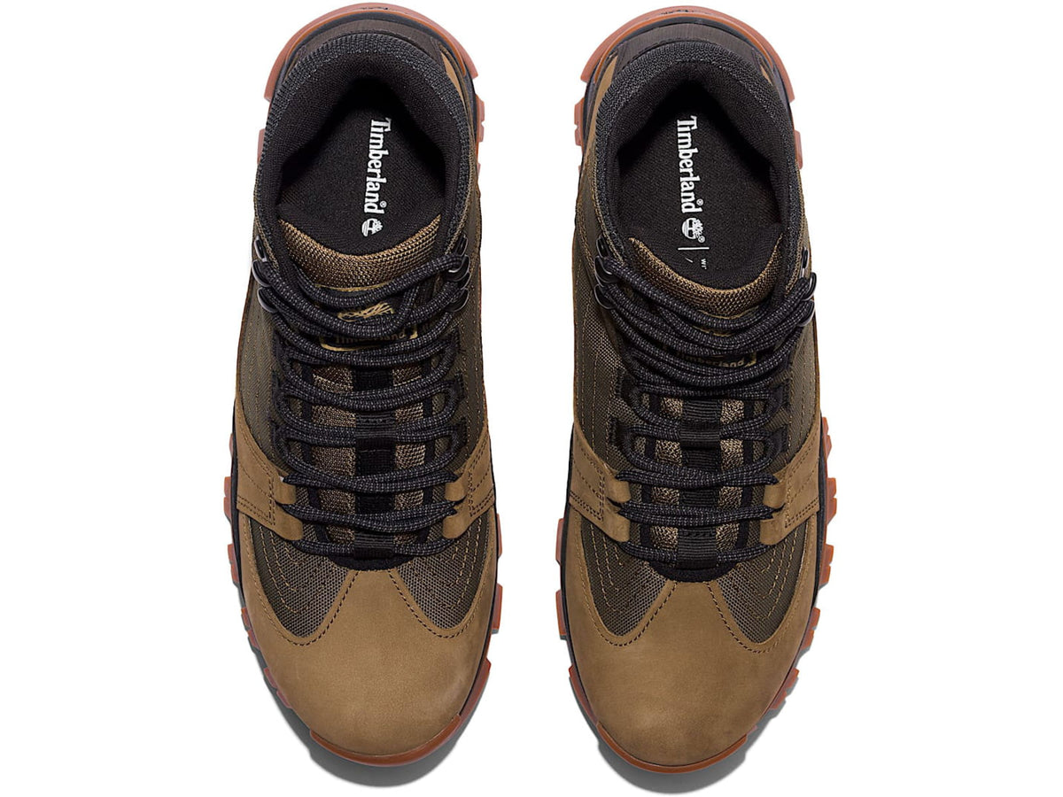 Timberland Mt. Maddsen Mid Lace Up Hiking Boots - Men's Olive Nubuck 11.5 US