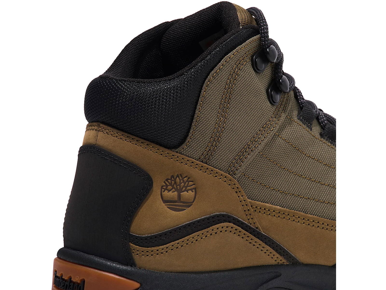 Timberland Mt. Maddsen Mid Lace Up Hiking Boots - Men's Olive Nubuck 11.5 US