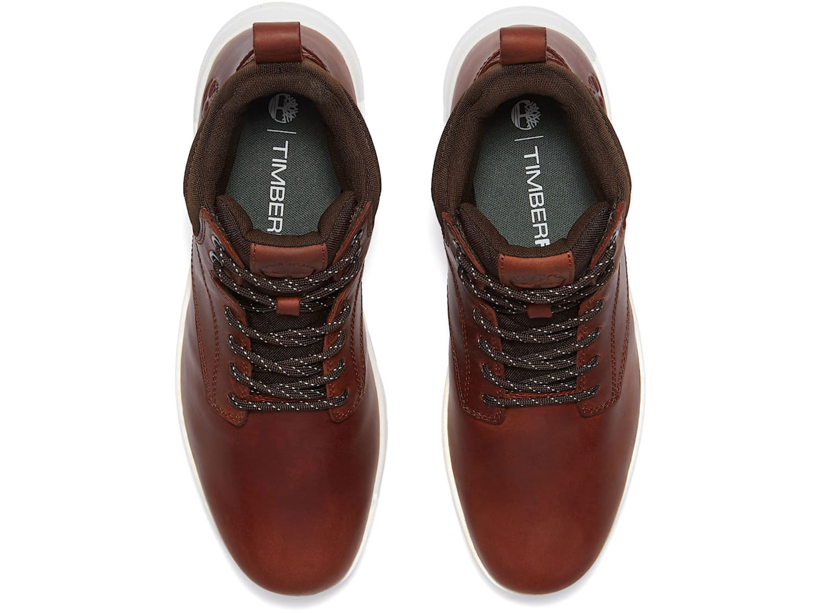 Timberland Parker Street Full Grain Mid Lace Up Sneakers - Men's Rust 9 US