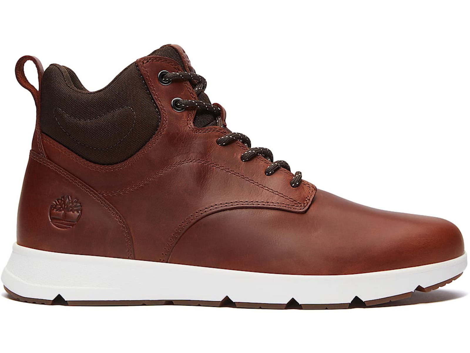 Timberland Parker Street Full Grain Mid Lace Up Sneakers - Men's Rust 9 US