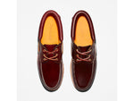 Timberland Authentics 3 Eye Classic Lug - Men's Burgundy Pull Up Medium