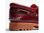 Timberland Authentics 3 Eye Classic Lug - Men's Burgundy Pull Up Medium
