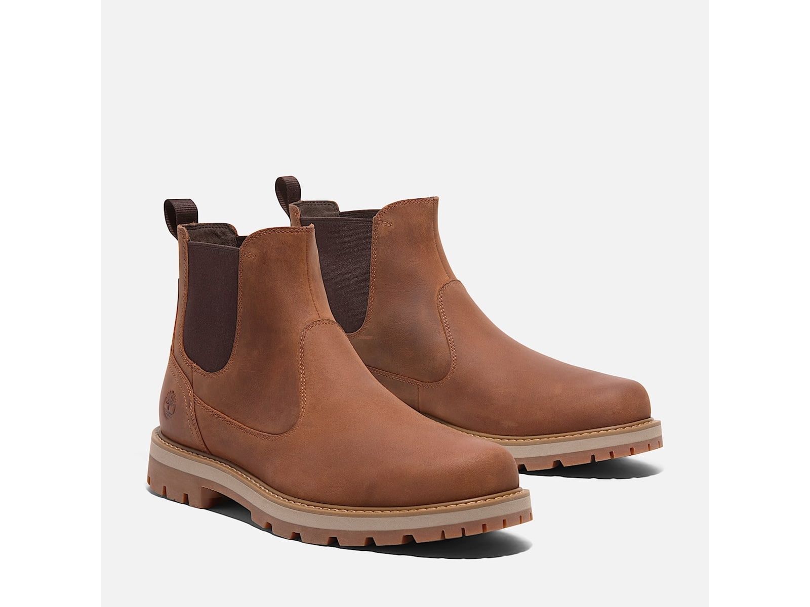 Timberland Britton Road Chelsea - Men's Rust Full Grain
