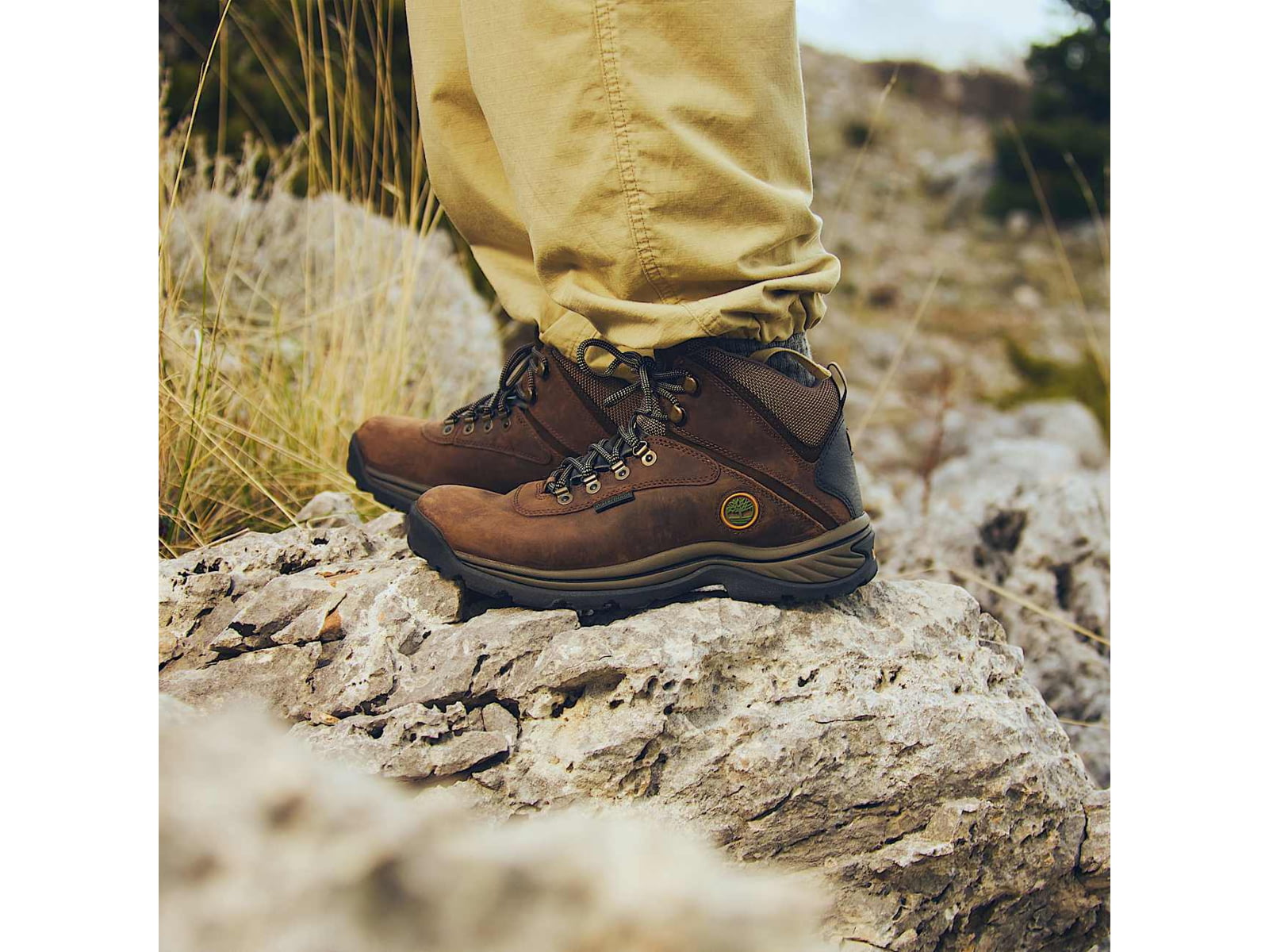 Timberland White Ledge Mid Lace Up Waterproof Hiking Boots - Men's