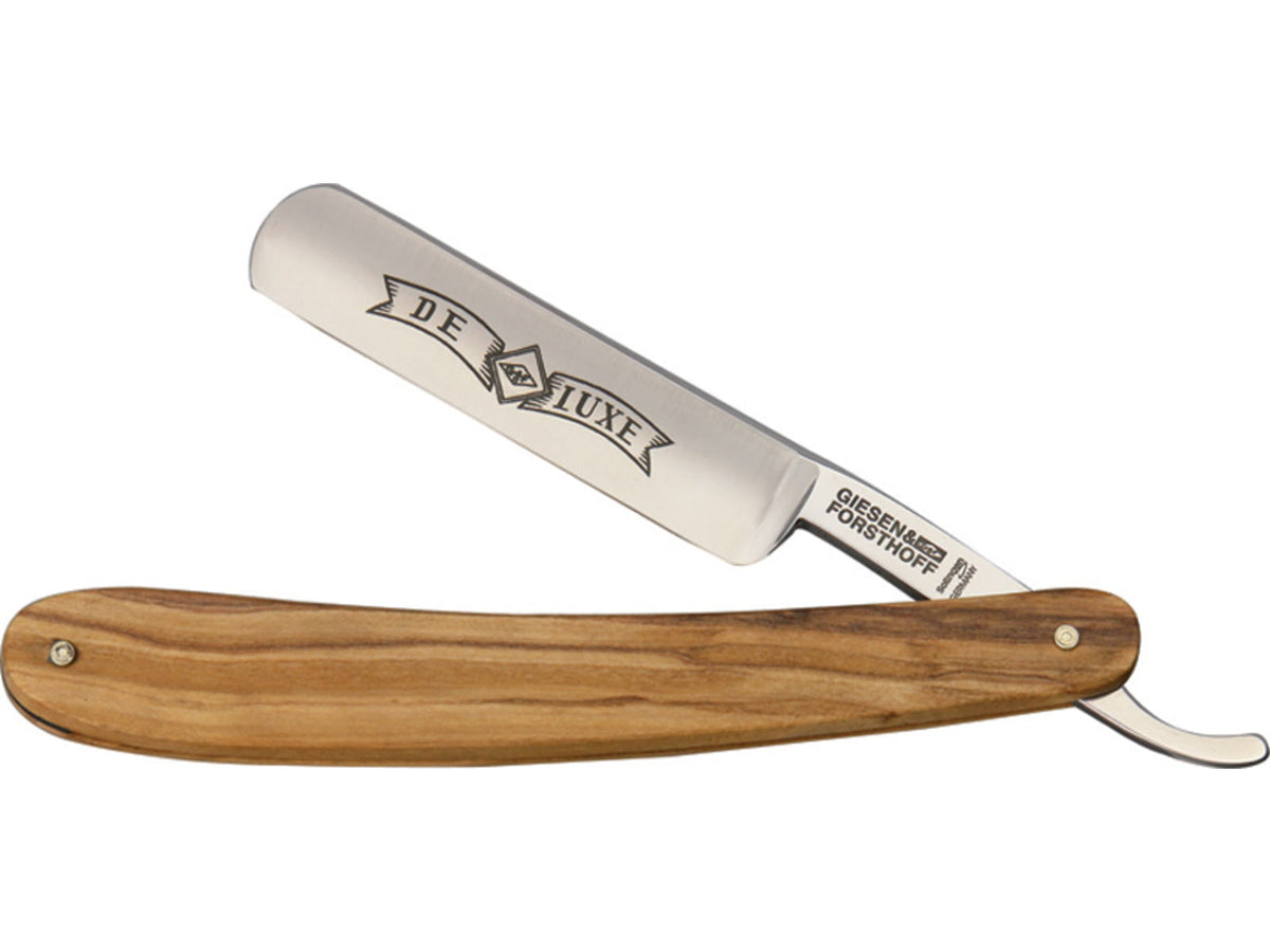 Timor Straight Razor Olive Wood TIM370