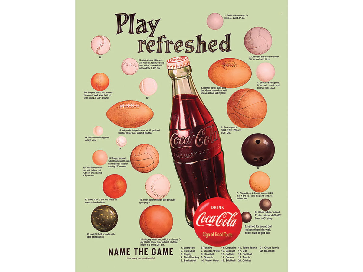 Tin Signs Coke Sports