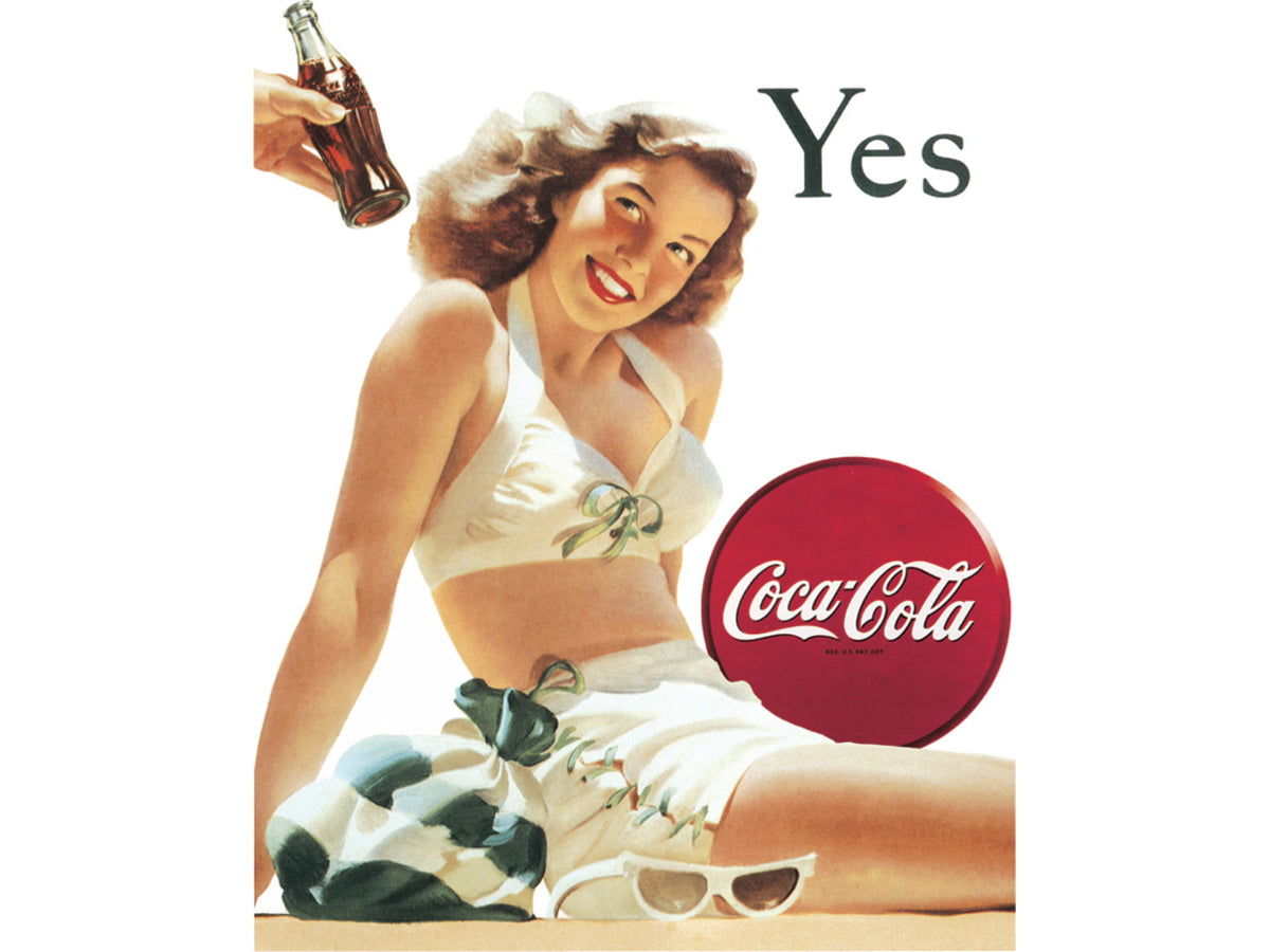Tin Signs Coke Yes Tin Sign TSN1056