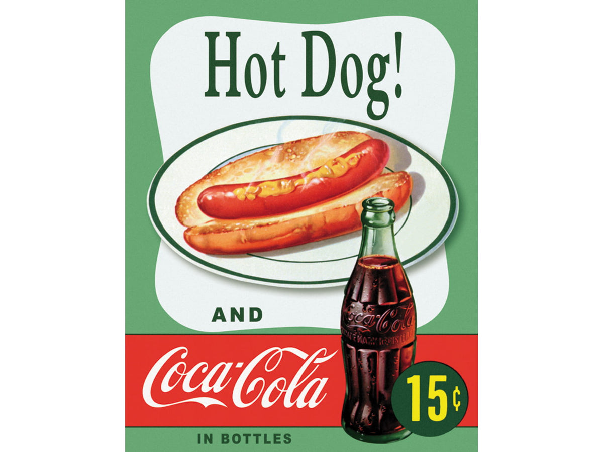 Tin Signs Hot Dog And Coke Tin Sign TSN1048