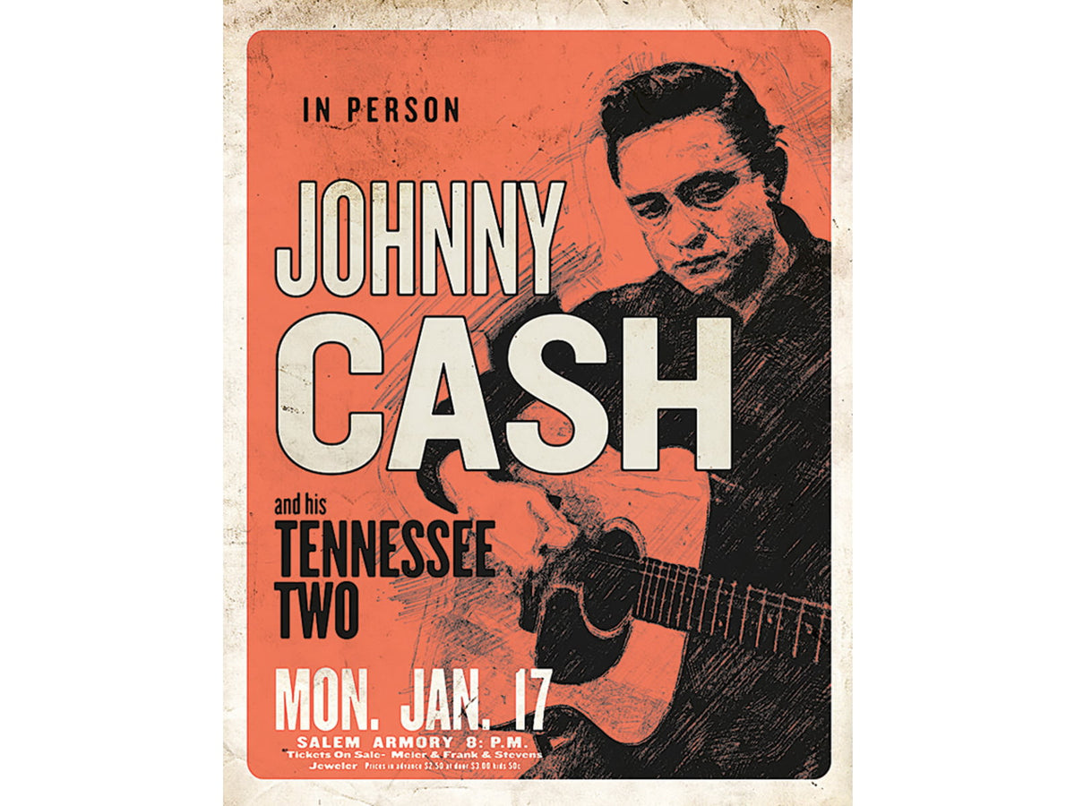Tin Signs Johnny Cash TN Two