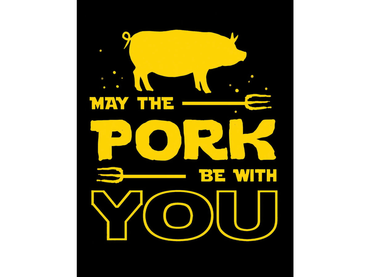 Tin Signs Pork Be With You Sign