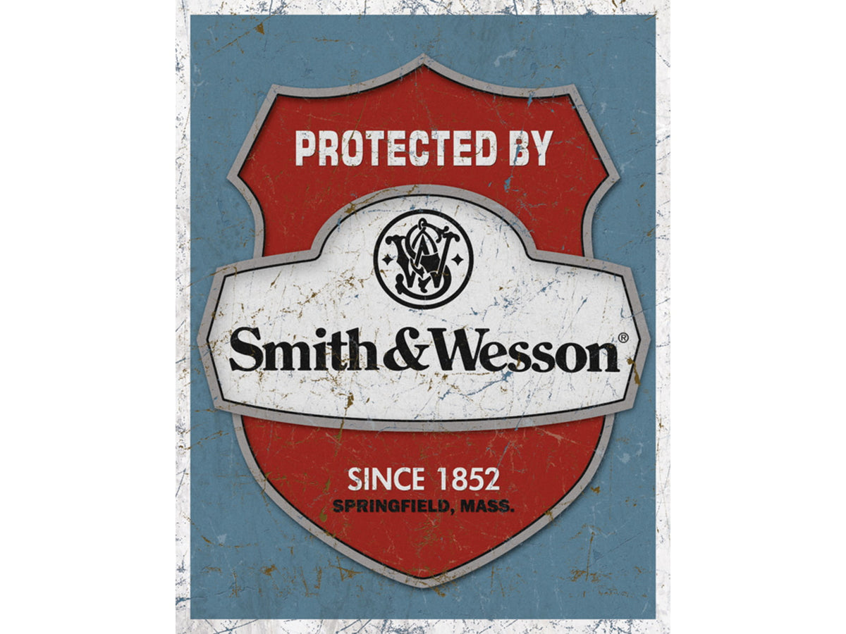Tin Signs Protected By S&W Tin Sign TSN1682