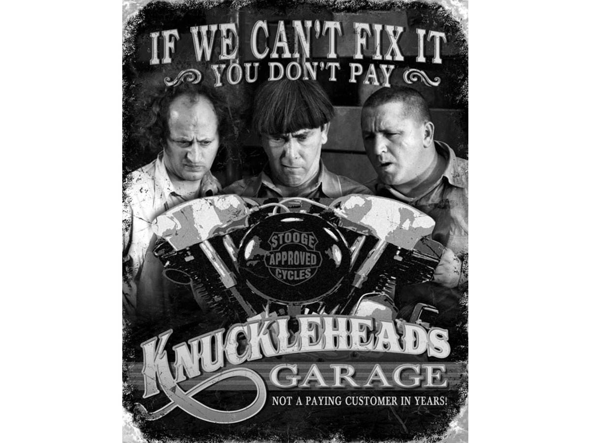 Tin Signs Stooges Knuckleheads Tin Sign TSN1687