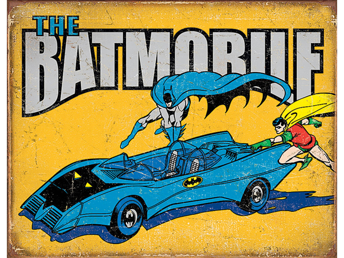 Tin Signs The Batmobile