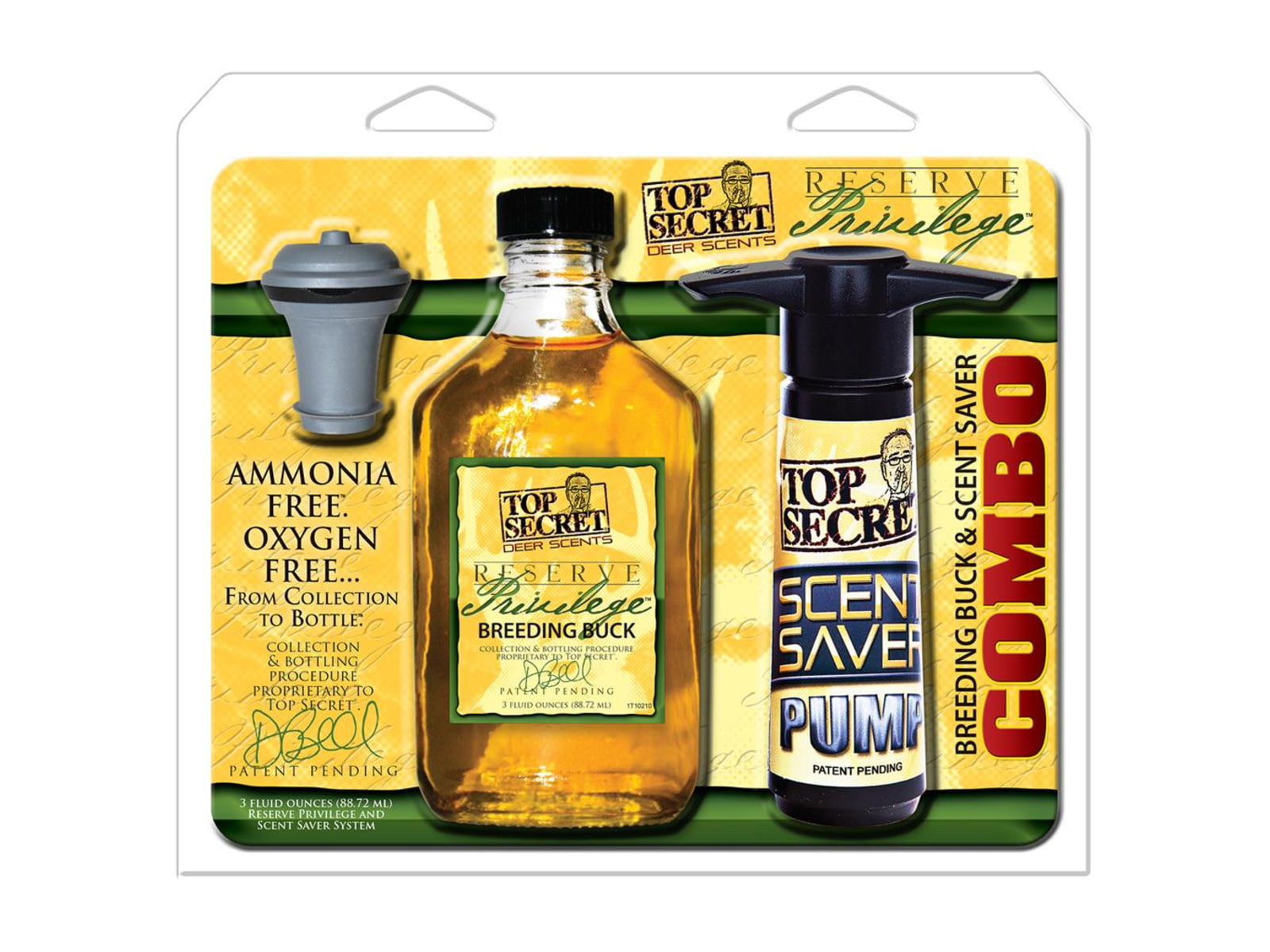 Top Secret Privilege Breeding Buck Combo Yellow 3 oz. TS1020P