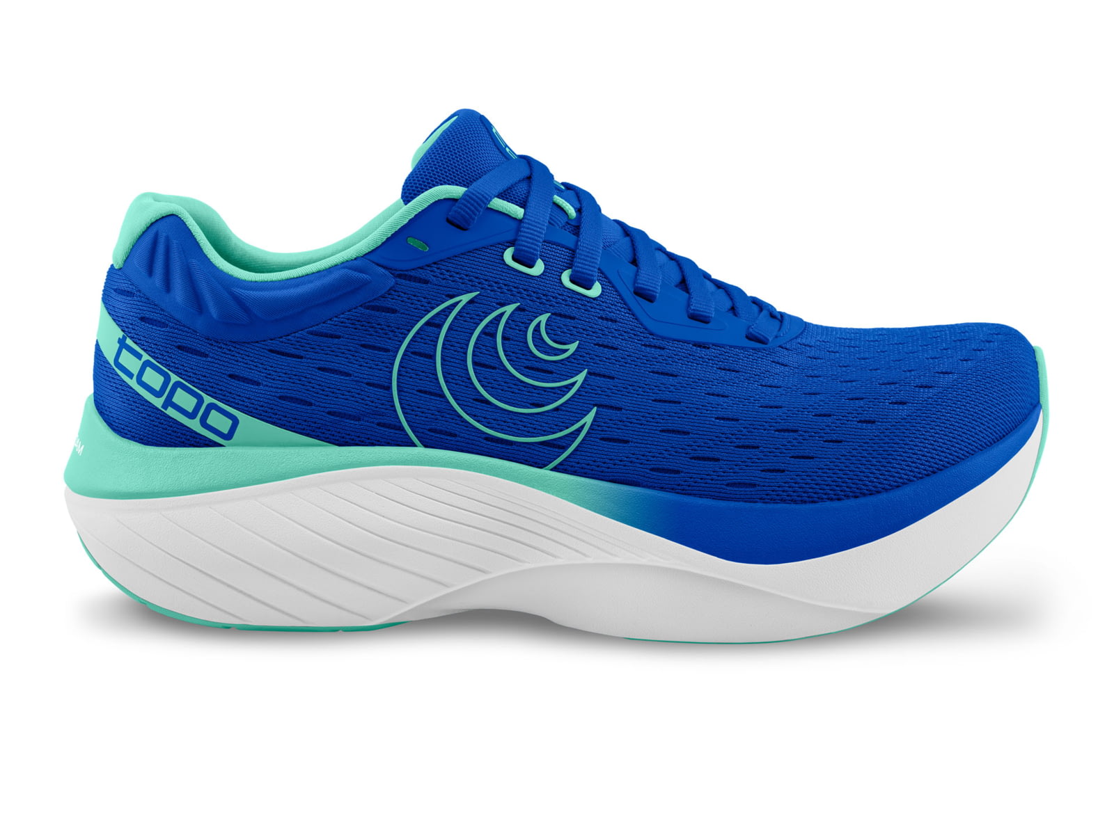 Topo Athletic Atmos Shoes Max Cushion Shoes - Women's Blue/Aqua 7.0 US
