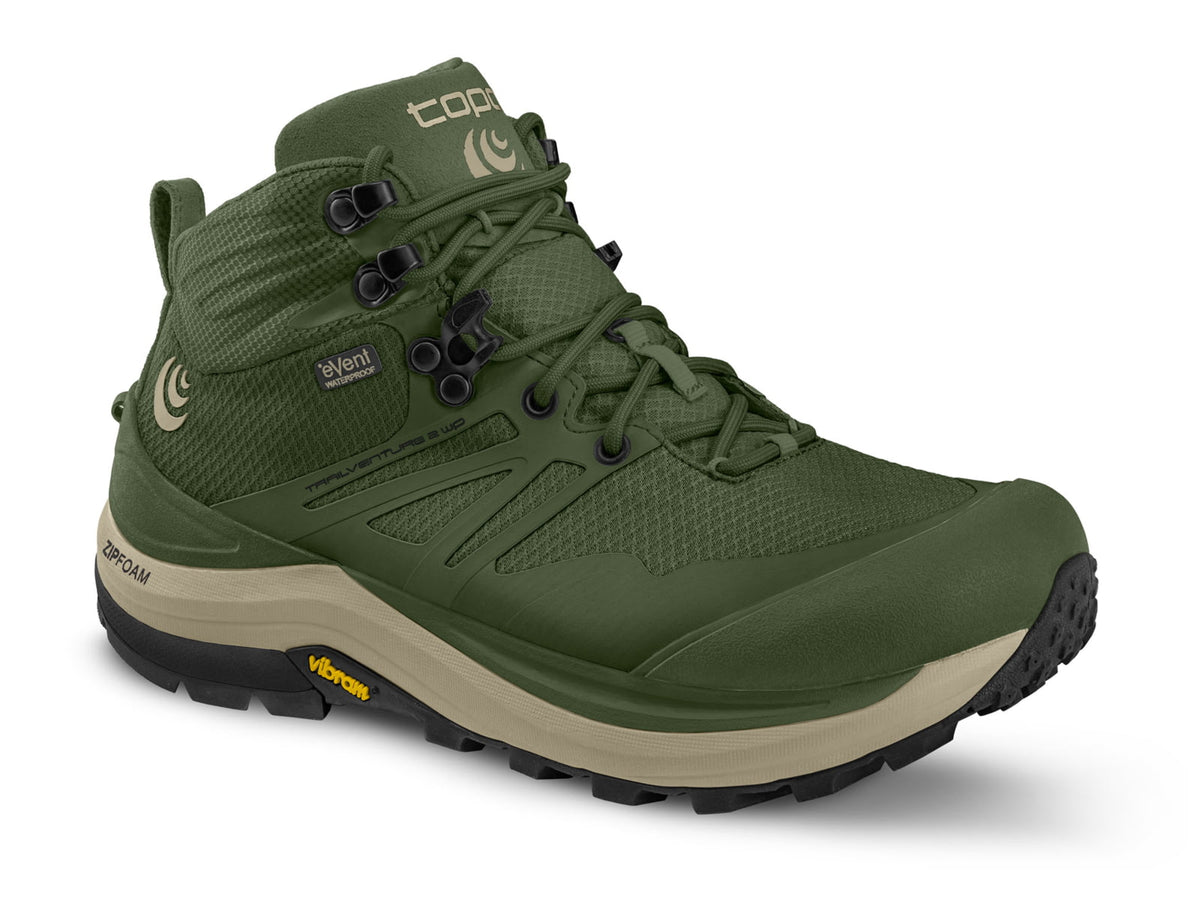 Topo Athletic Topo Trailventure 2 WP Waterproof Hiking Boots - Women's Olive/Tan 7.0 US
