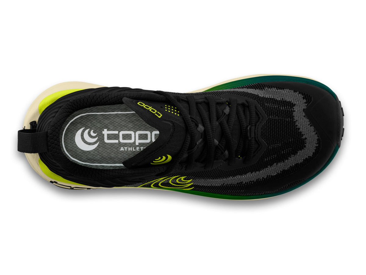 Topo Athletic Vista Trail Running Shoes - Men's Black/Lime 9.0 US