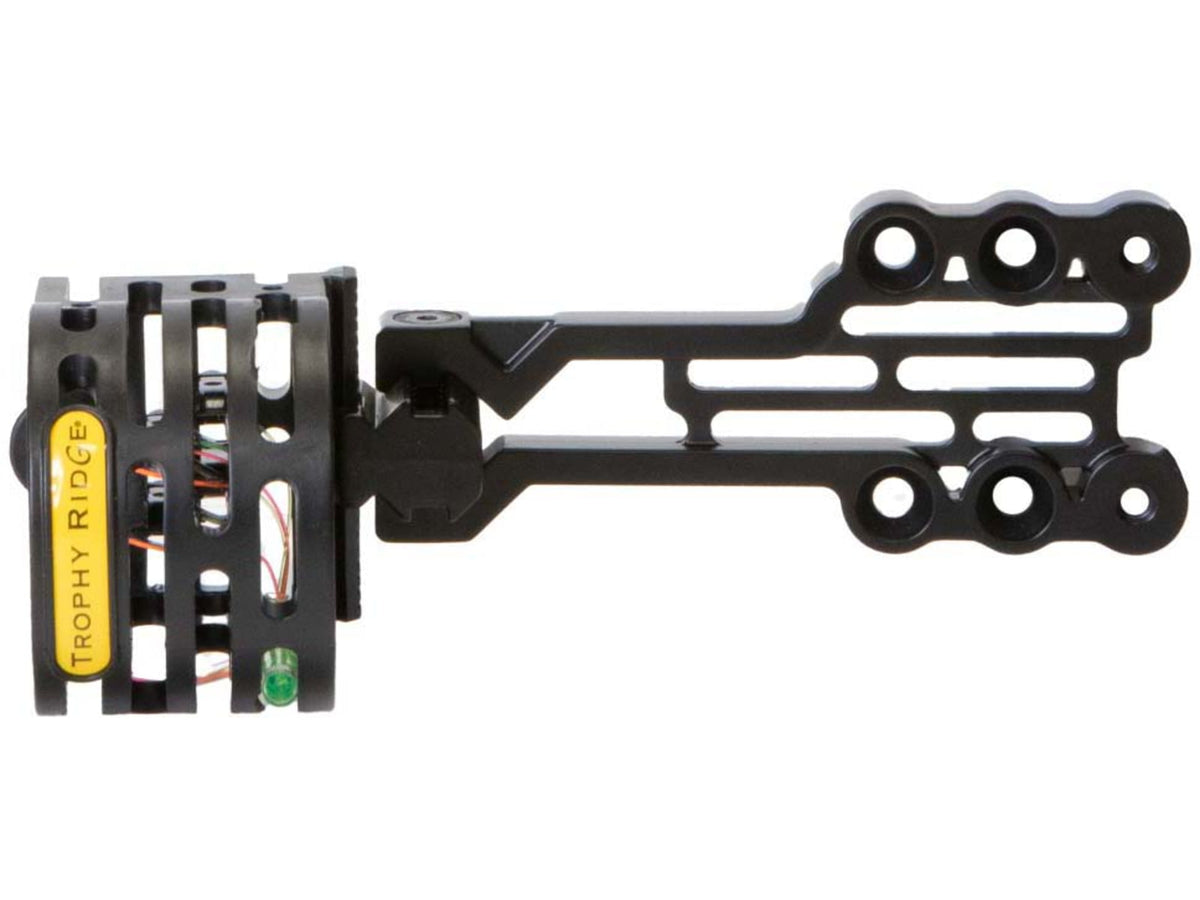 Trophy Ridge Fatal 4 Compound Bow Sight 4 Pin .019 Ambidextrous Black AS64