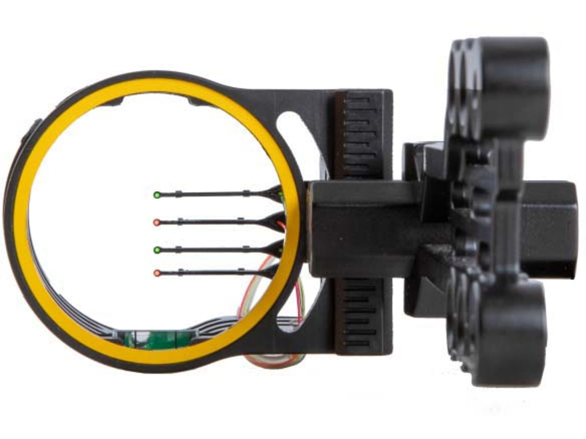 Trophy Ridge Fatal 4 Compound Bow Sight 4 Pin .019 Ambidextrous Black AS64