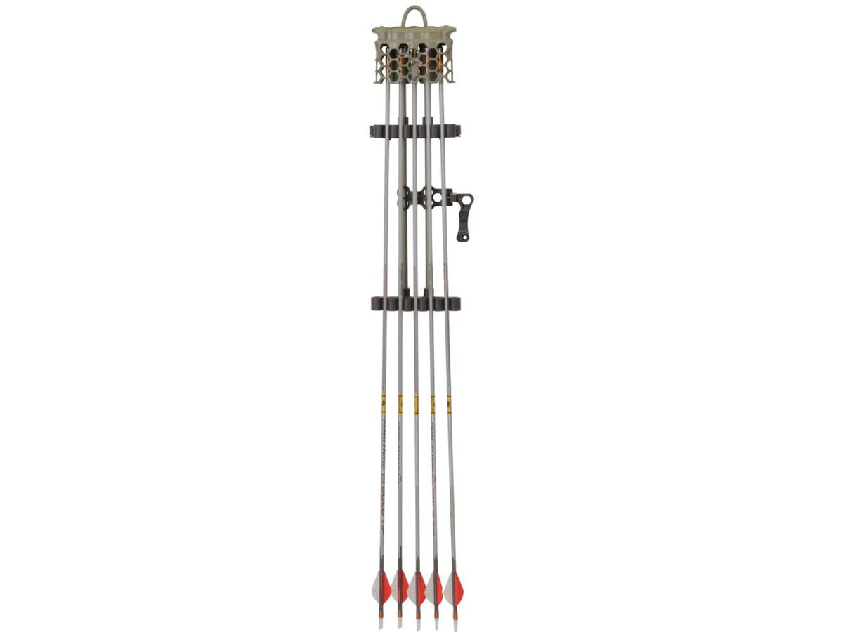 Trophy Ridge Hex Light Quiver 5 arrow Olive/Black Ambidextrous AQ110OG