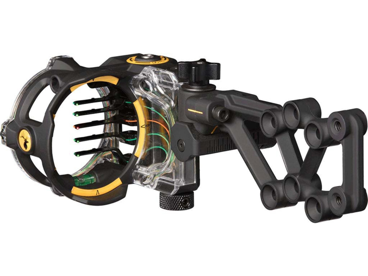 Trophy Ridge React H5 Sight / 5 Pin / Right Handed / .019 Black