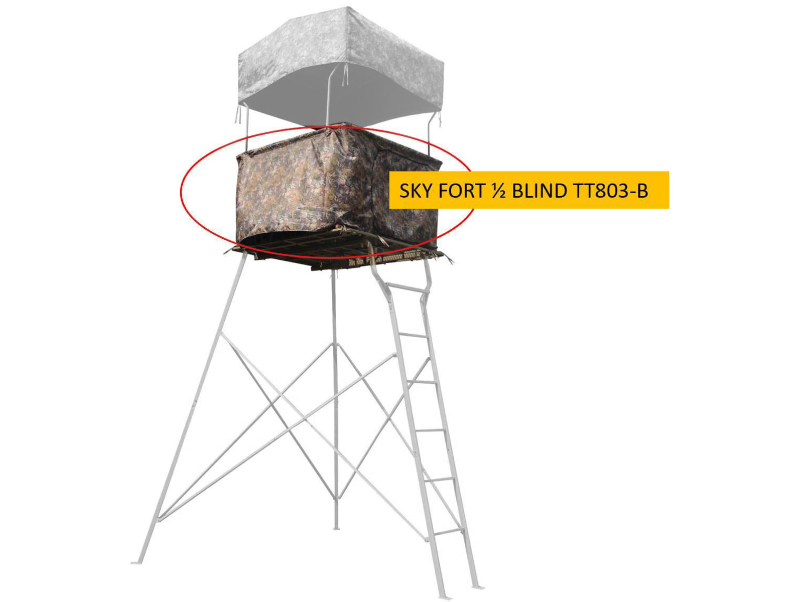 Trophy Treestands Skyfort Blind Kit Dead Leaf Camo