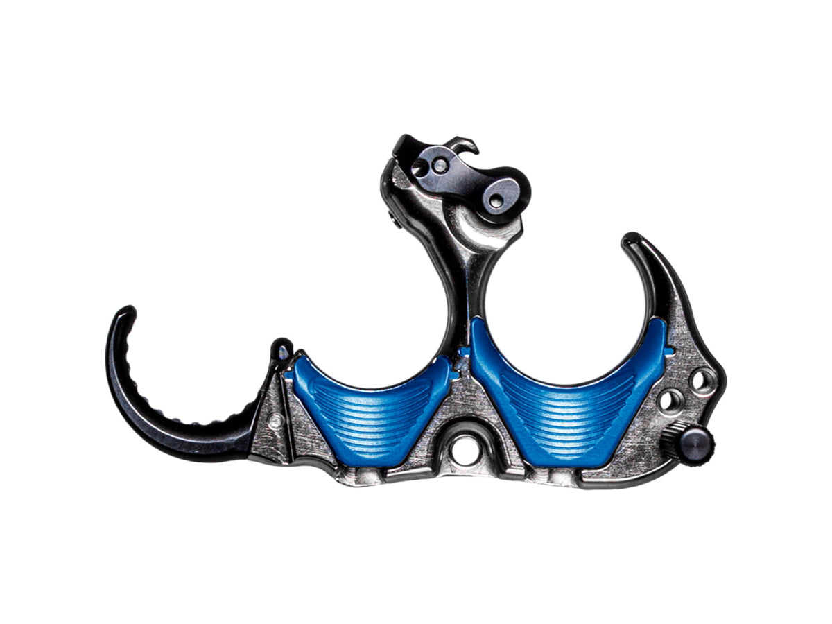 TRU Ball Aileron HBC Flex Release Blue/Quick Silver Brass 3 Finger Medium 1502869