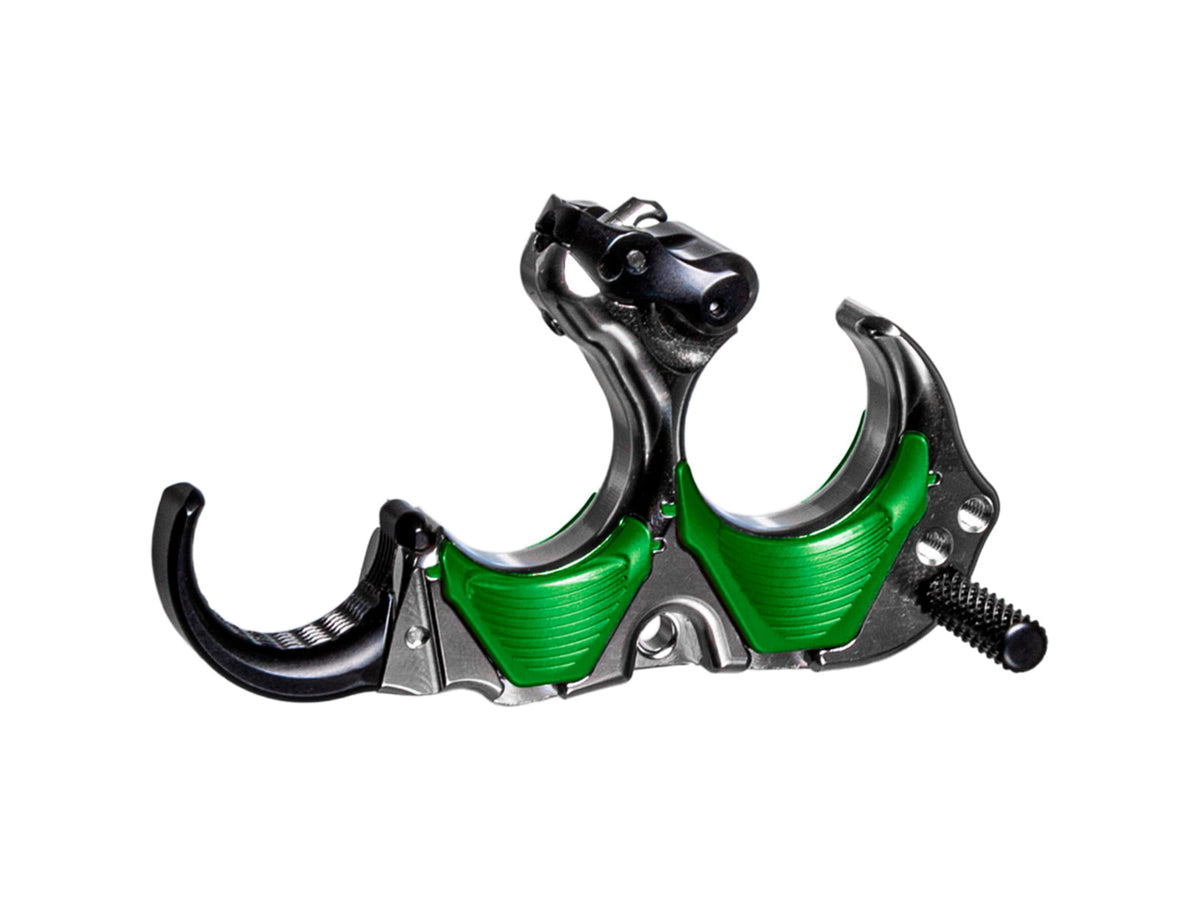 TRU Ball Aileron HBC Flex Release Green/Quick Silver Brass 3 Finger Medium 1502870