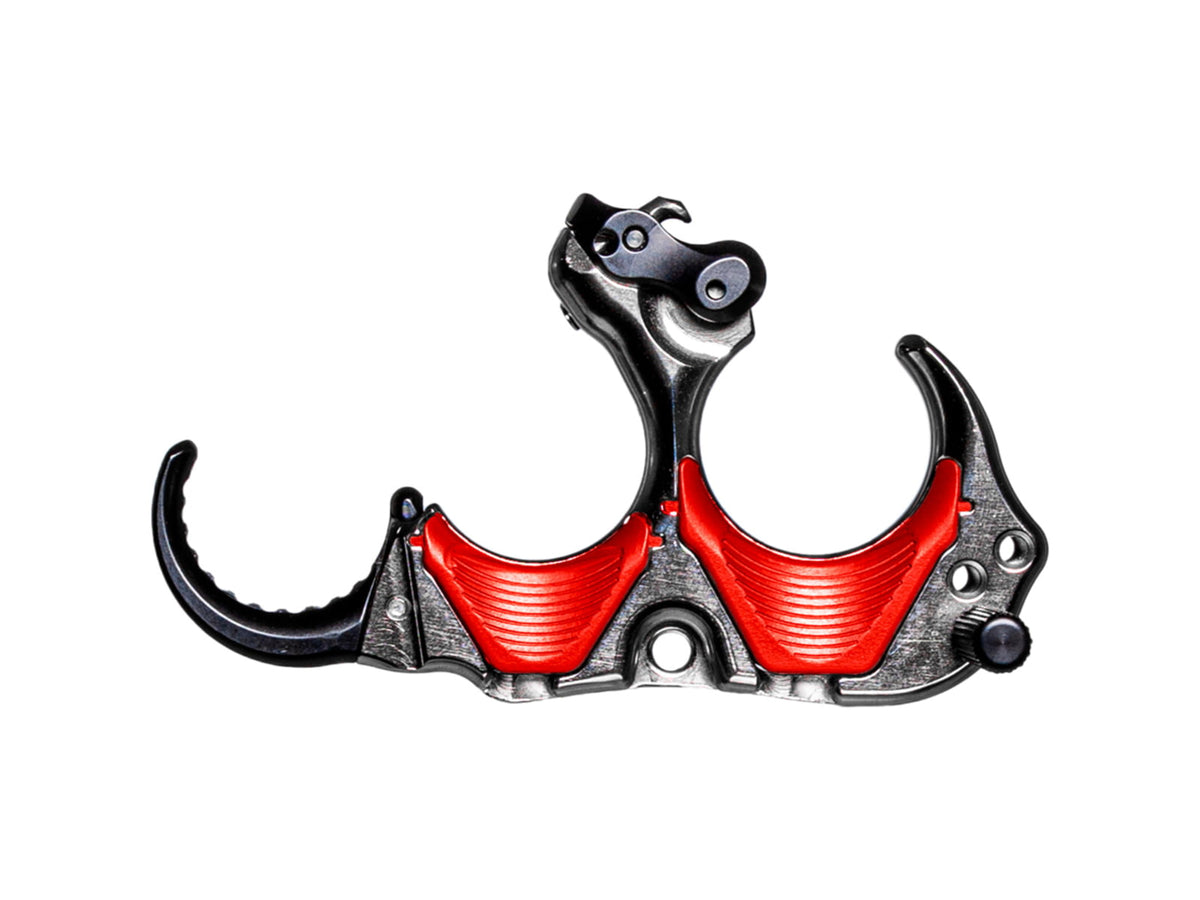 TRU Ball Aileron HBC Flex Release Red/Quick Silver Brass 3 Finger Medium