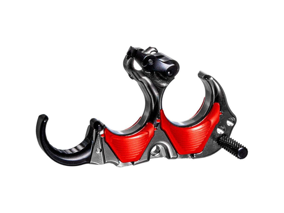 TRU Ball Aileron HBC Flex Release Red/Quick Silver Brass 3 Finger Medium