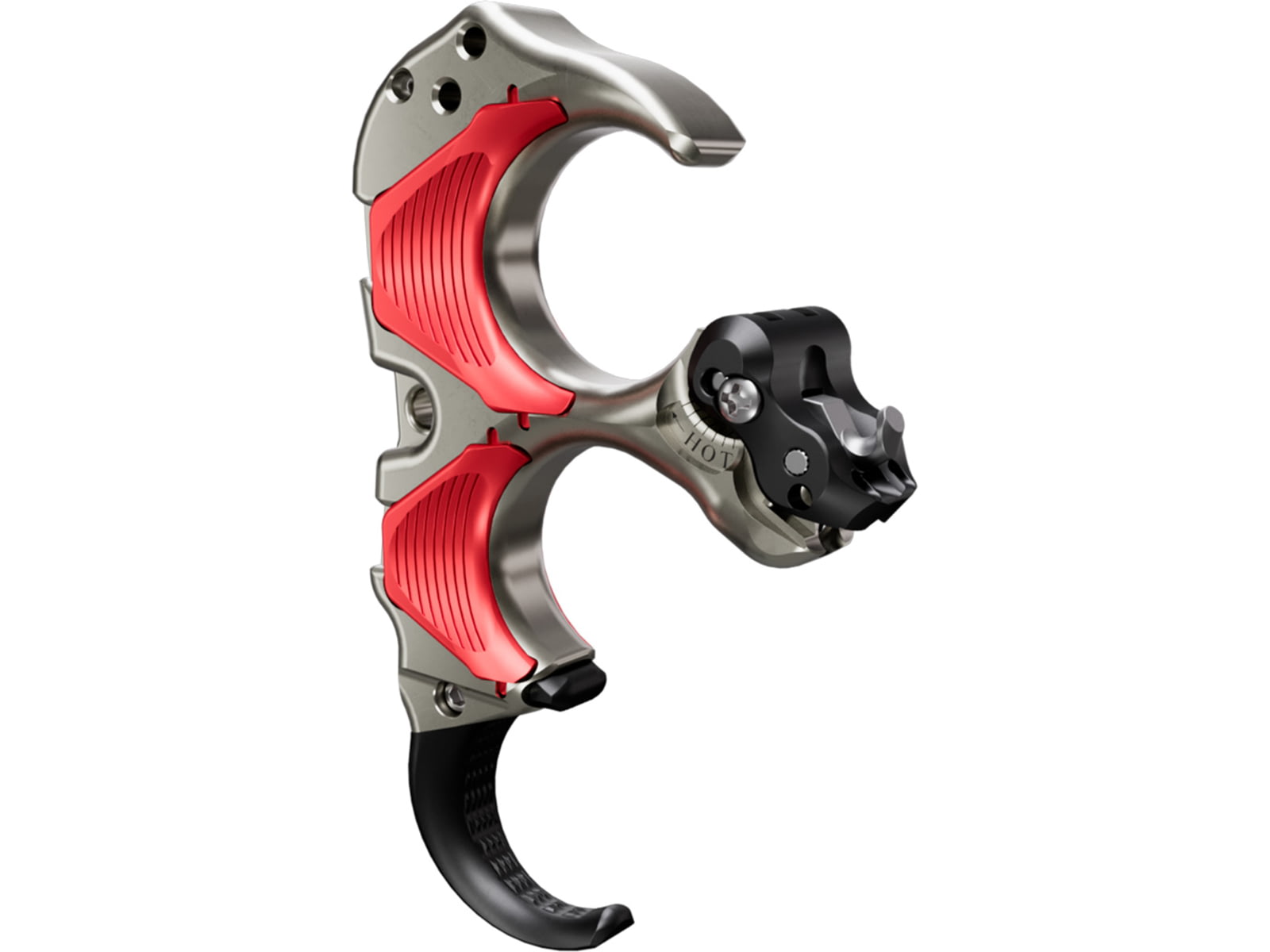 TRU Ball Aileron HBC Flex Release Red/Quick Silver Brass 3 Finger Medium